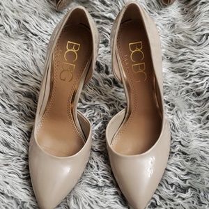 BCBG Paris nude stilettos Women's heels shoes 6/36